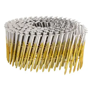 Metabo HPT 2-1/4 in. Wire Coil Siding Nails 15 deg Ring Shank 900 pk Metabo HPT 2-1/4 in. Wire Coil Siding Nails 15 deg Ring Shank 900 pk