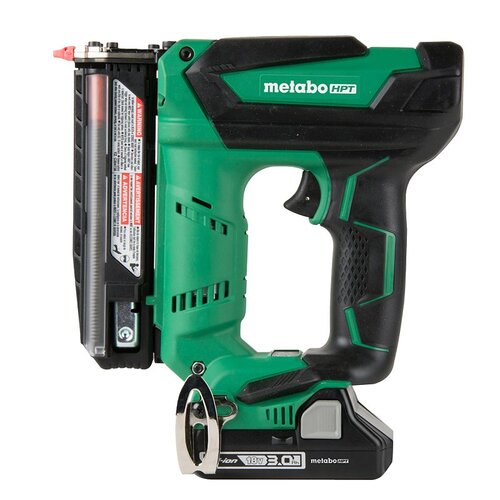 Cordless Nailer Kit, Battery Included, 18 V, 2 Ah, 120 Magazine, 0 deg Collation, 23 ga Nail