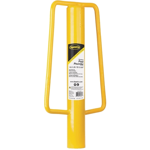 S16110510 T-Post Pounder, Metal, Yellow