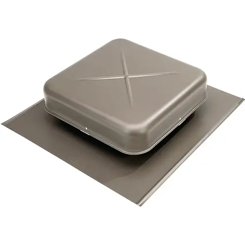 ol 550WB Static Roof Vent, 15-3/8 in OAW, 50 sq-in Net Free Ventilating Area, Aluminum, Weathered Bronze