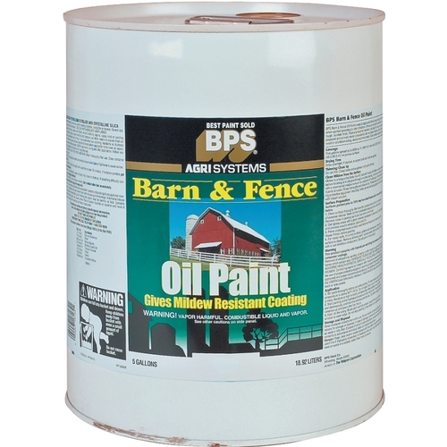 018.3145-75.008 Barn and Fence Paint, White, 5 gal Pail