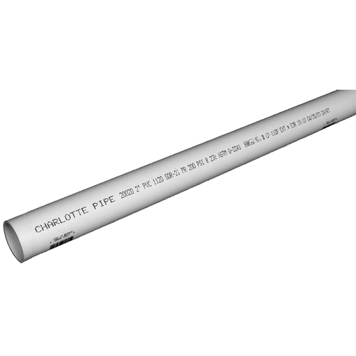 JM EAGLE 521 SDR Series 521 Pipe, 1/2 in, 10 ft L, Solvent Weld, PVC