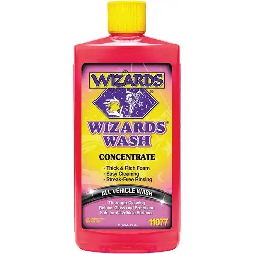 Super Concentrated Car Wash, 16 oz, Translucent Pink, Liquid