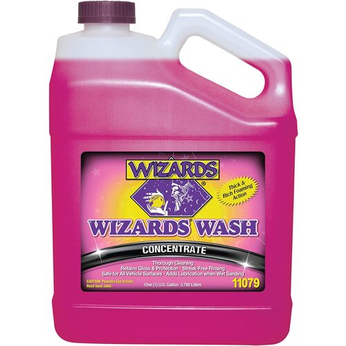WIZARDS 11079 Super Concentrated Car Wash, 1 gal, Translucent Pink, Liquid