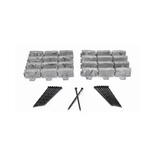 DIMEX LLC 3602S-10-6 Faux Stone No-Dig Landscape Edging, Gray, 10 Ft.