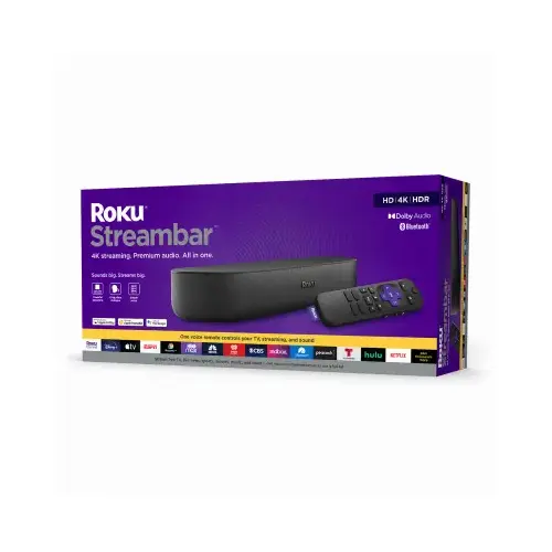Streambar HD 4K Streaming & Premium Audio