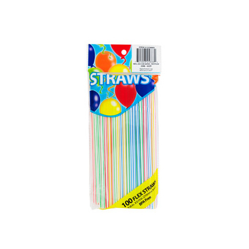 100CT Flex Straws