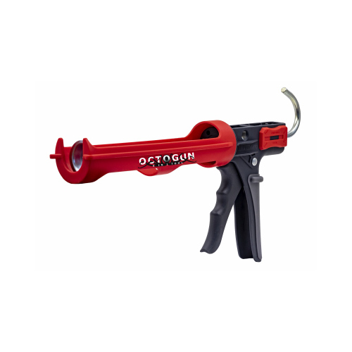 Caulking Gun Lightweight Plastic Drip Free Black/Red