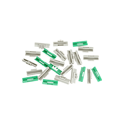 1978-1981 262C Volvo Windshield Clip Kit for Windshield FCW398 With 24 Green and Gray Clips