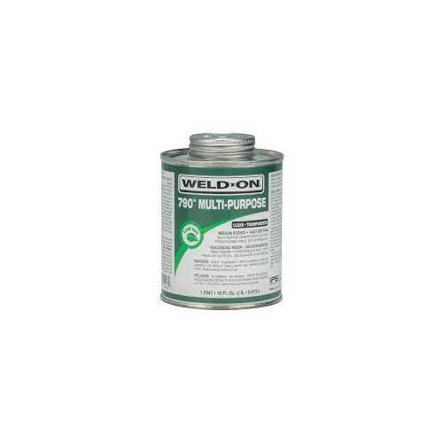 790 Light Amber Multi-purpose Solvent Cement 1 Pt