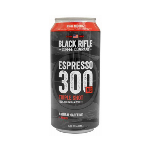Black Rifle Coffee Company 36-006-01C Mocha Espresso Coffee Drink, 300mg Caffeine, 15 oz.