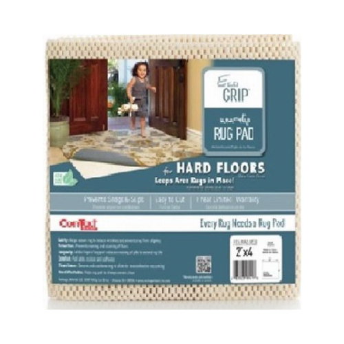 Rug Pad Eco Stay 5 ft. W X 8 ft. L Reversible Polyester Indoor Cream