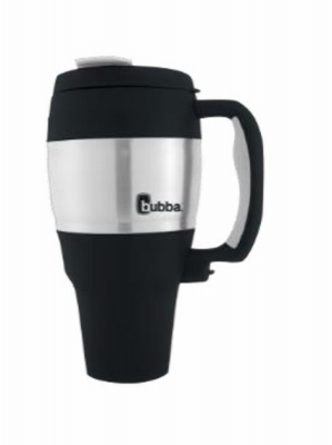 NEWELL BRANDS DISTRIBUTION LLC 1955218 Travel Mug, Black Stainless Steel, 34 oz.