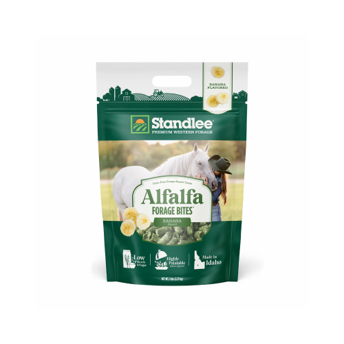 Standlee 1175-41011-0-0 Alfalfa Forage Bites - Banana Flavored - 5lb. bag