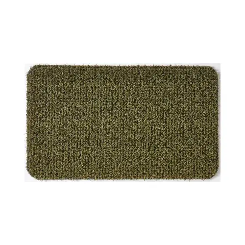 GrassWorx 10376974 Clean Machine Shoe Scraper Door Mat, Green, 24 x 36 In.