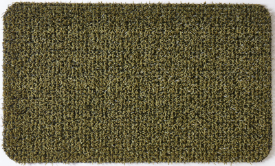 GrassWorx 10376974 Clean Machine Shoe Scraper Door Mat, Green, 24 x 36 In.