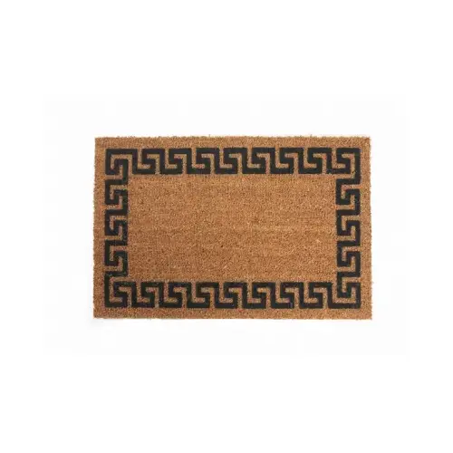 Sports Licensing Solutions 41959 Greek Key Coir Door Mat, 24 x 36 In.