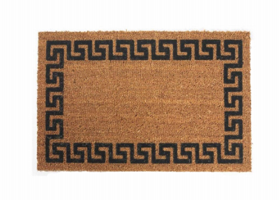 Sports Licensing Solutions 41942 Greek Key Coir Door Mat, 18 x 30 In.