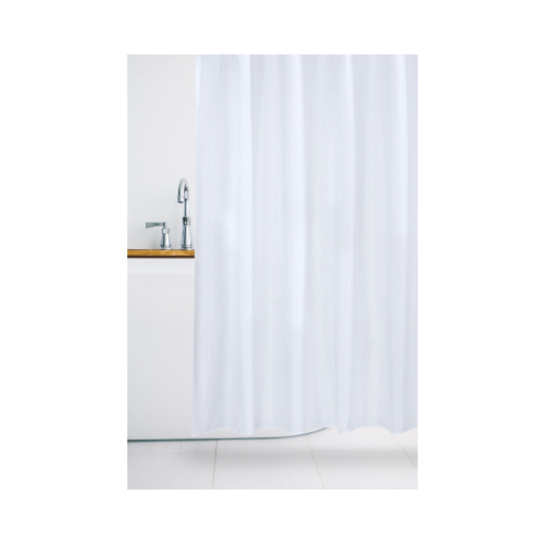 MODA AT HOME ENTERPRISES LTD 255931-WHT Oasis Heavyweight Shower Curtain Liner, White, 70 x 72 In.