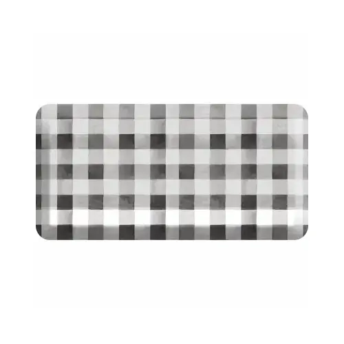 NewLife Farmhouse Anti-Fatigue Mat, Black Check, 20 x 40 In.