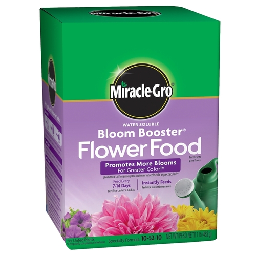 Bloom Booster Flower Food, 1 lb Box, Solid, 10-52-10 N-P-K Ratio
