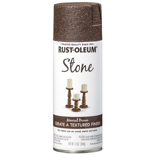 Spray Paint Textures, Solvent, Mineral Brown, 12 oz, Can