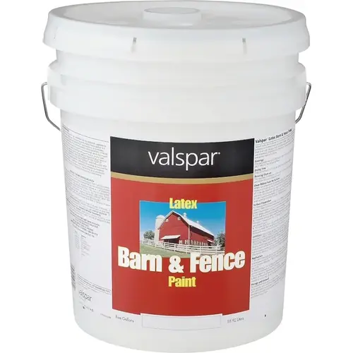 018.3125-70.008 Barn and Fence Paint, White, 5 gal Pail