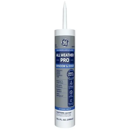 Max Flex 5000 22764 Siliconized Acrylic Caulk, White, -10 to 180 deg F, 10.1 oz Cartrid - pack of 12