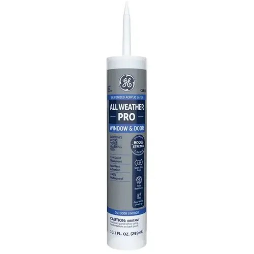 Max Flex 5000 22780 Siliconized Acrylic Caulk, Clear, -10 to 180 deg F, 10.1 oz Cartrid - pack of 12