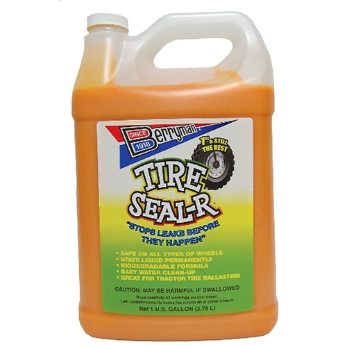 Tire Sealer, 1 gal Bottle with Pump, Liquid, Practically Odorless