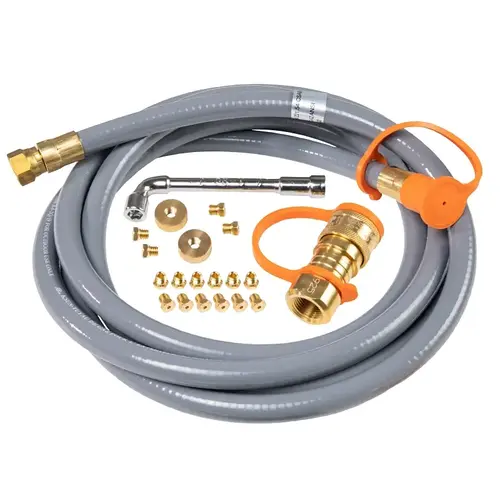 Blackstone 5395 5249 Natural Gas Conversion Kit, Brass/Rubber, Gray