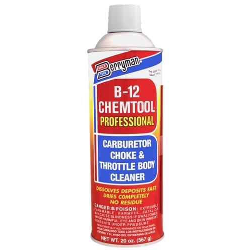 Berryman 0120 B-12 Chemtool Throttle Body Cleaner, 20 oz, Liquid, Aromatic