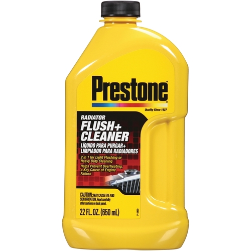 PRESTONE AS-105Y AS-105Y Radiator Flush and Cleaner, 22 oz Bottle, Liquid, Sweet