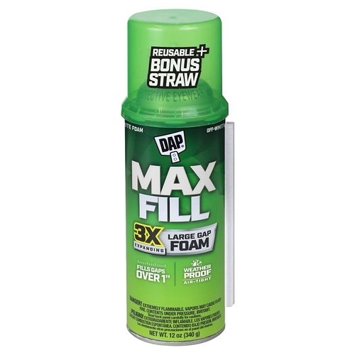 Max Fill Triple Expansion Foam Sealant, 12-oz.