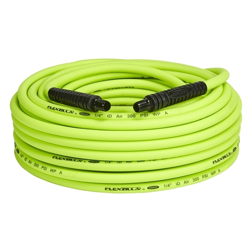 Air Hose 100 ft. L X 1/4" D Hybrid Polymer 300 psi Zilla Green Zilla Green