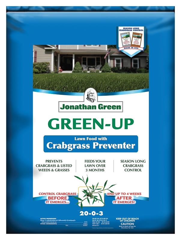 Jonathan Green 16000 Green-Up 10456 Lawn Fertilizer, 16 lb Bag, Granular, 20-0-3 N-P-K Ratio