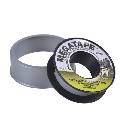 Pro PTFE Tape, Gray, 1/2-In. x 260-Ft.