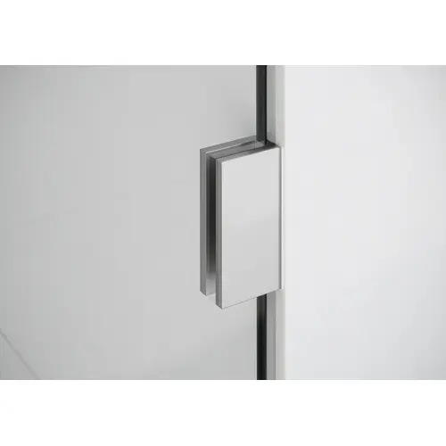 Vela 4 in. x 78 in. Fully Frameless Glass Shower Panel - Single Fixed Panel Brushed Nickel