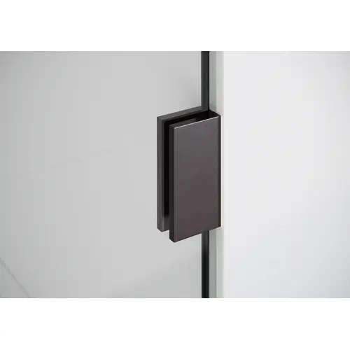 Vela 6 in. x 78 in. Fully Frameless Glass Shower Panel - Single Fixed Panel Oil Rubbed Bronze