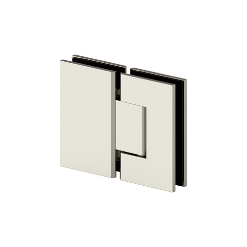 Gamma 180 Degree Glass-to-Glass Hinge Polished Nickel