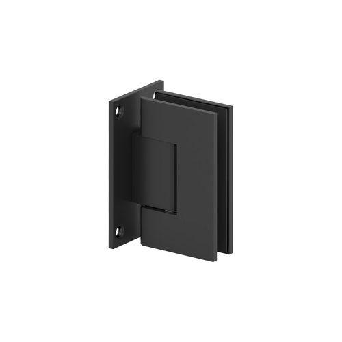 Gamma Wall Mount Full Back Plate Hinge Matte Black