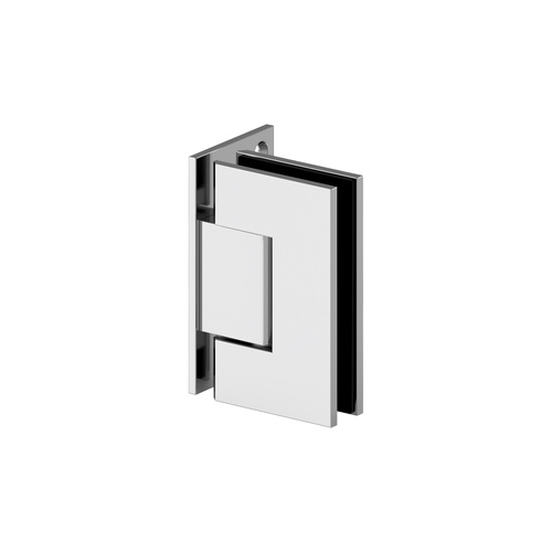 Gamma Wall Mount Offset Back Plate Hinge Chrome