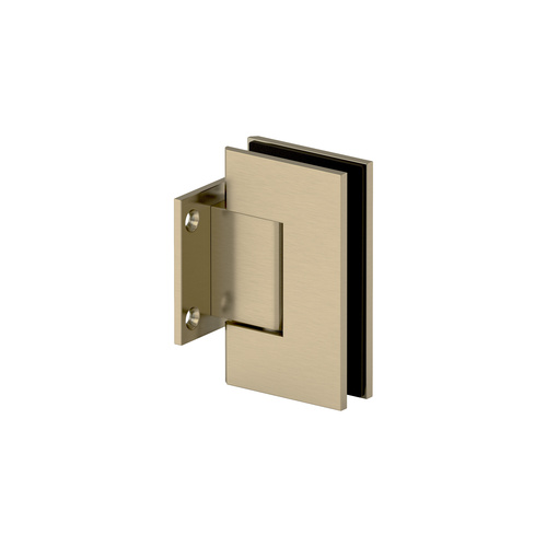 Gamma Wall Mount Short Back Plate Hinge Brushed Bronze