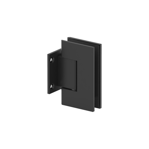 Gamma Wall Mount Short Back Plate Hinge Matte Black