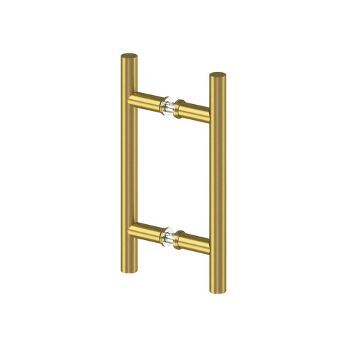 Hyperion 6" Ladder Style Back-to-Back Pull Handle Satin Brass