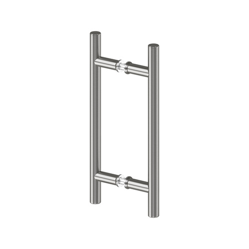 Hyperion 8" Ladder Style Back-to-Back Pull Handle Brushed Nickel