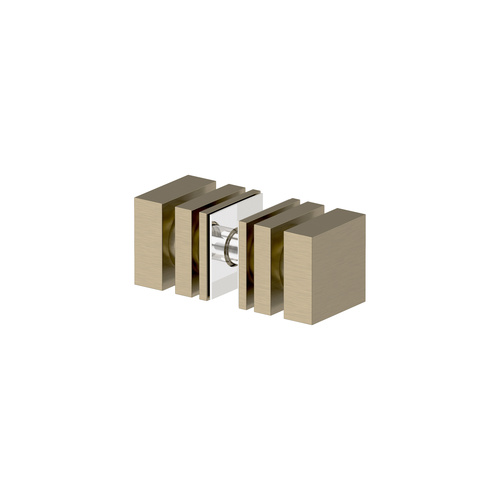 Kestral Square Back-to-Back Style Knobs Brushed Bronze