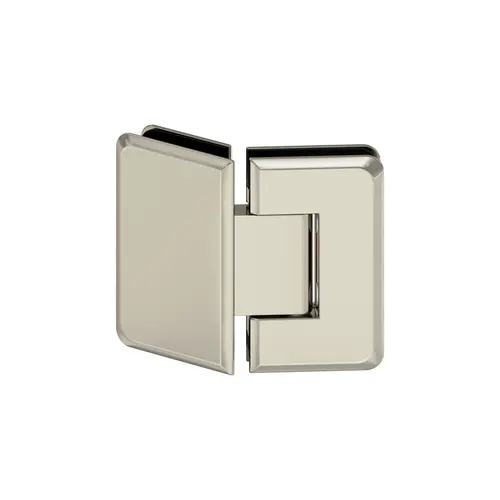 Pegasus 135 Degree Glass-to-Glass Hinge Polished Nickel