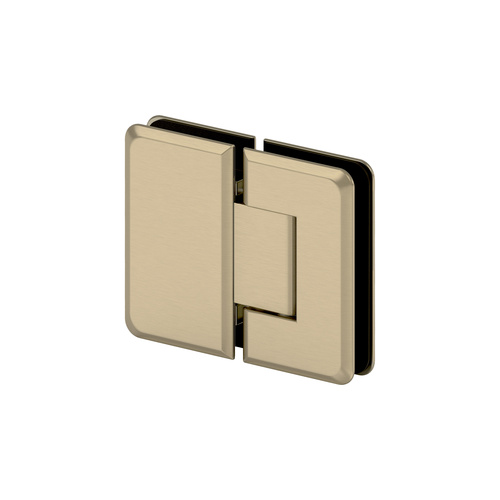 Pegasus 180 Degree Glass-to-Glass Hinge Brushed Bronze