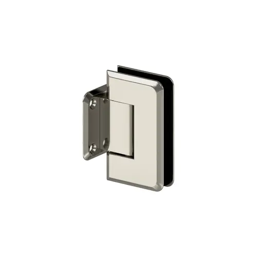 Pegasus Wall Mount Short Back Plate Hinge Polished Nickel